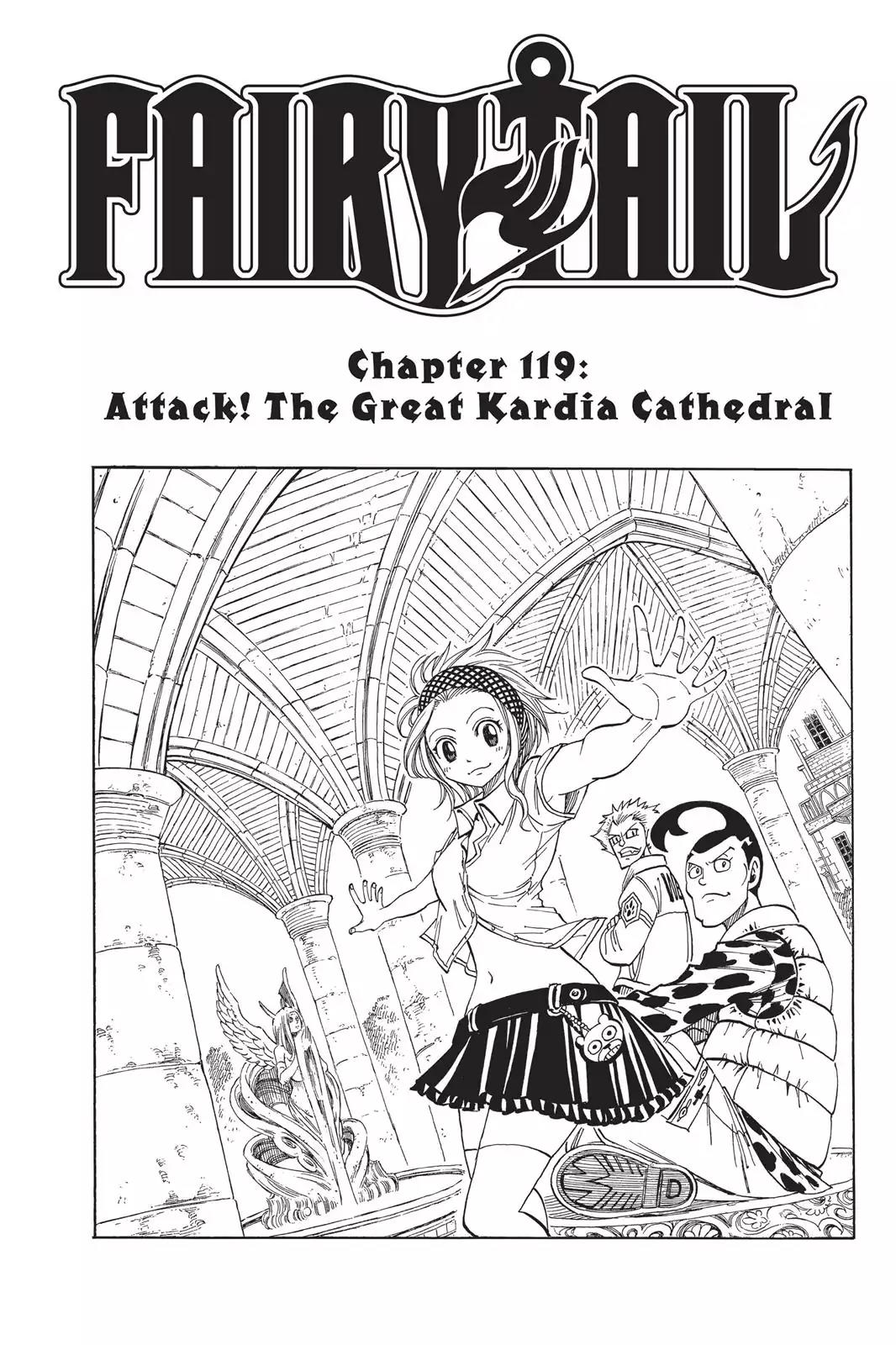Fairy Tail Chapter 119 page 5 - Chapter 119: Attack! The Great Kardia Cathedral