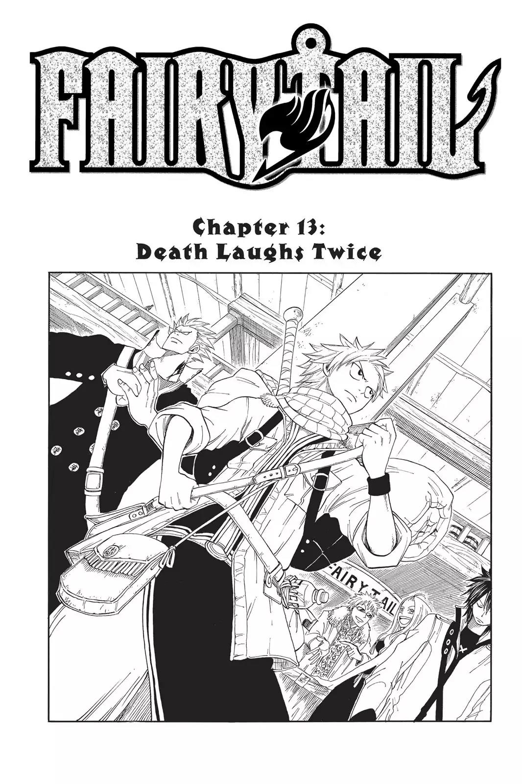 Fairy Tail Chapter 13 page 1 - Chapter 13: Death Laughs Twice