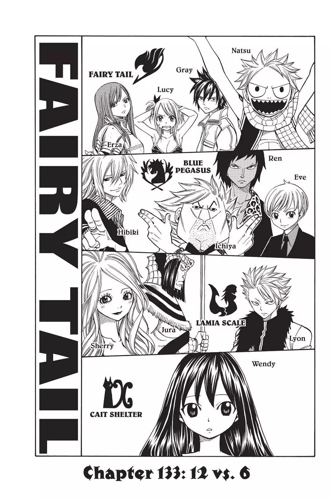 Fairy Tail Chapter 133 page 1 - Chapter 133: 12 Vs. 6