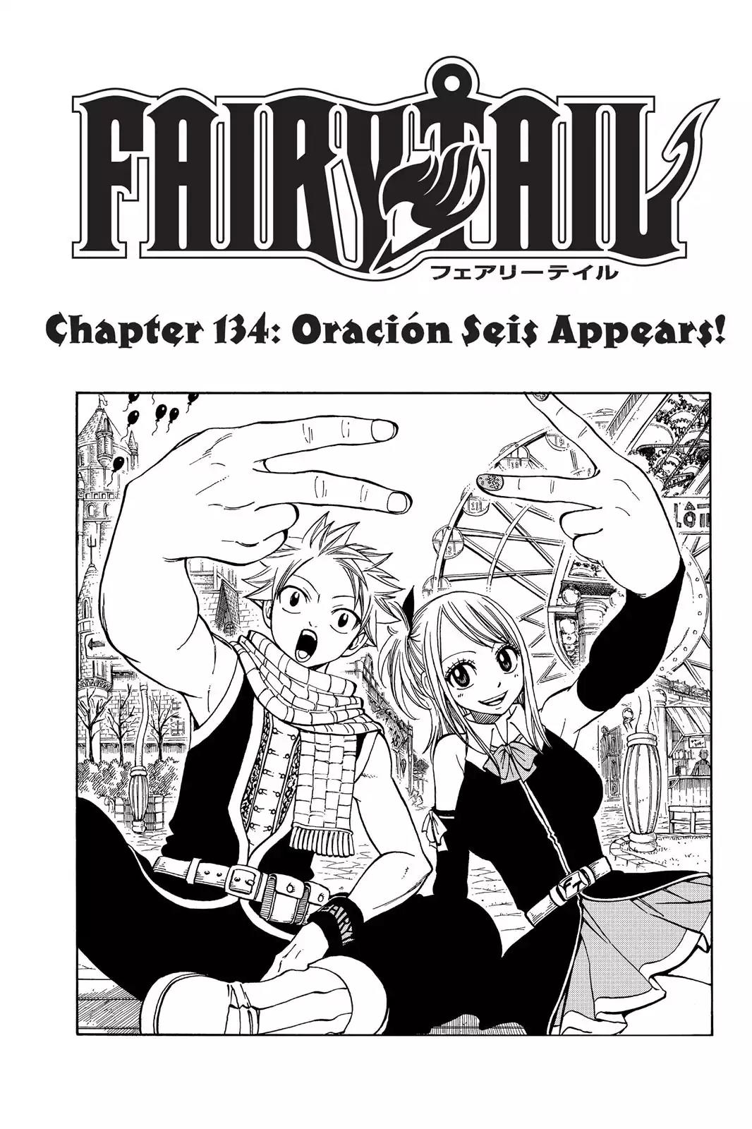 Fairy Tail Chapter 134 page 1 - Chapter 134: Oración Seis Appears!