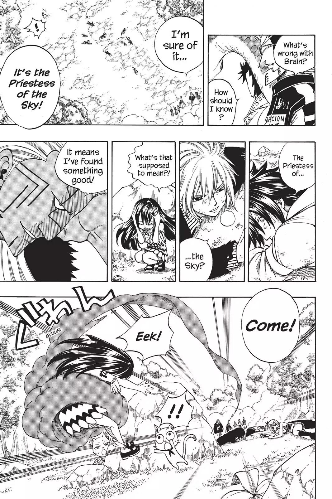 Fairy Tail Chapter 135 page 7 - Chapter 135: Priestess of The Sky