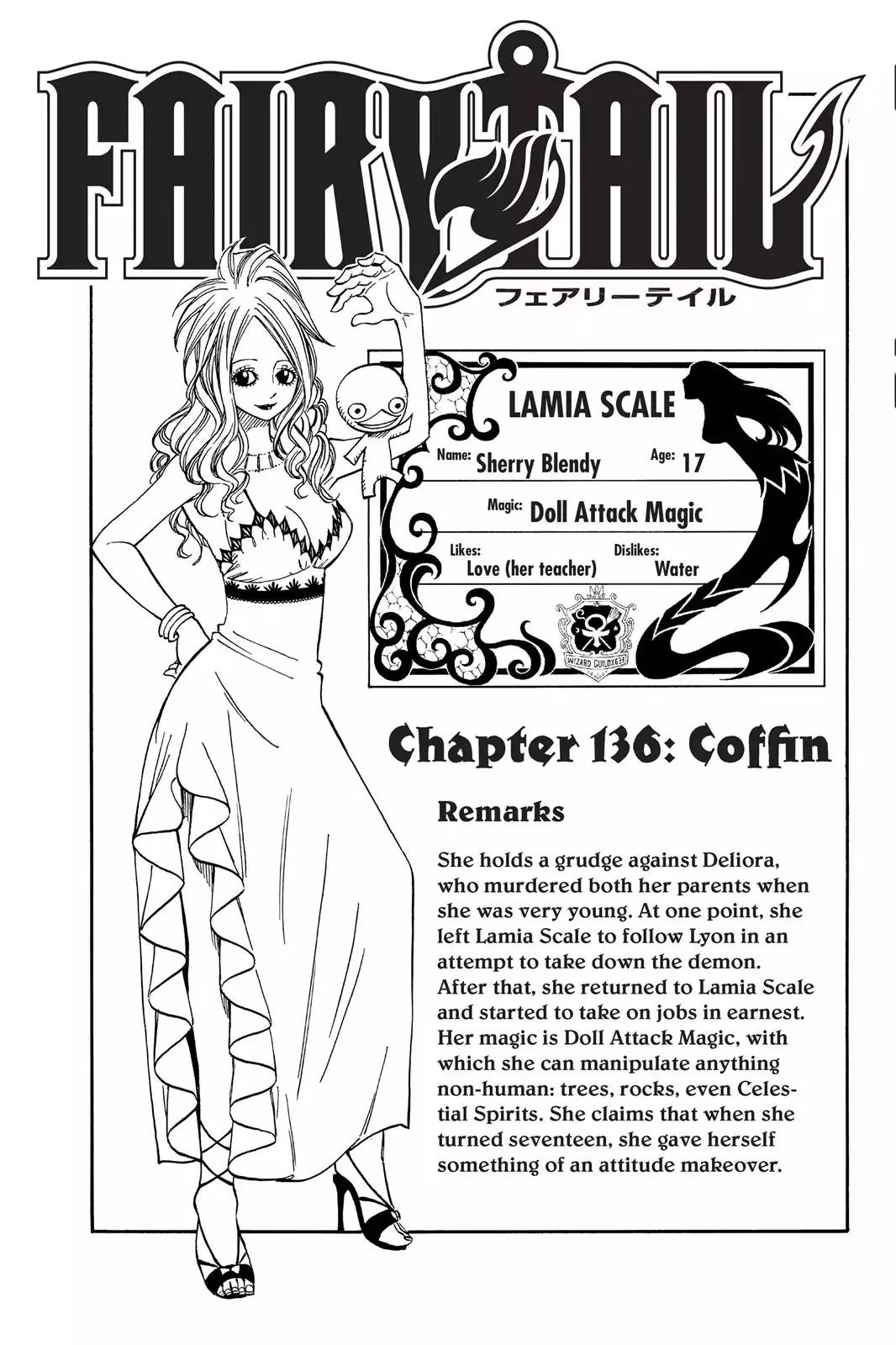 Fairy Tail Chapter 136 page 1 - Chapter 136: Coffin