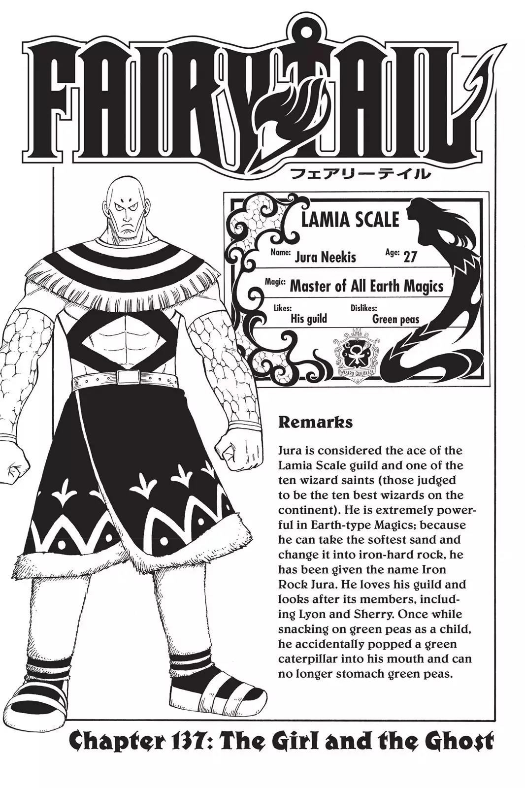 Fairy Tail Chapter 137 page 1 - Chapter 137: The Girl and the Ghost