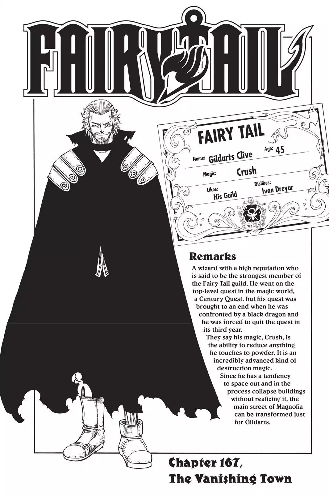 Fairy Tail Chapter 167 page 1 - Chapter 167: The Vanishing Town
