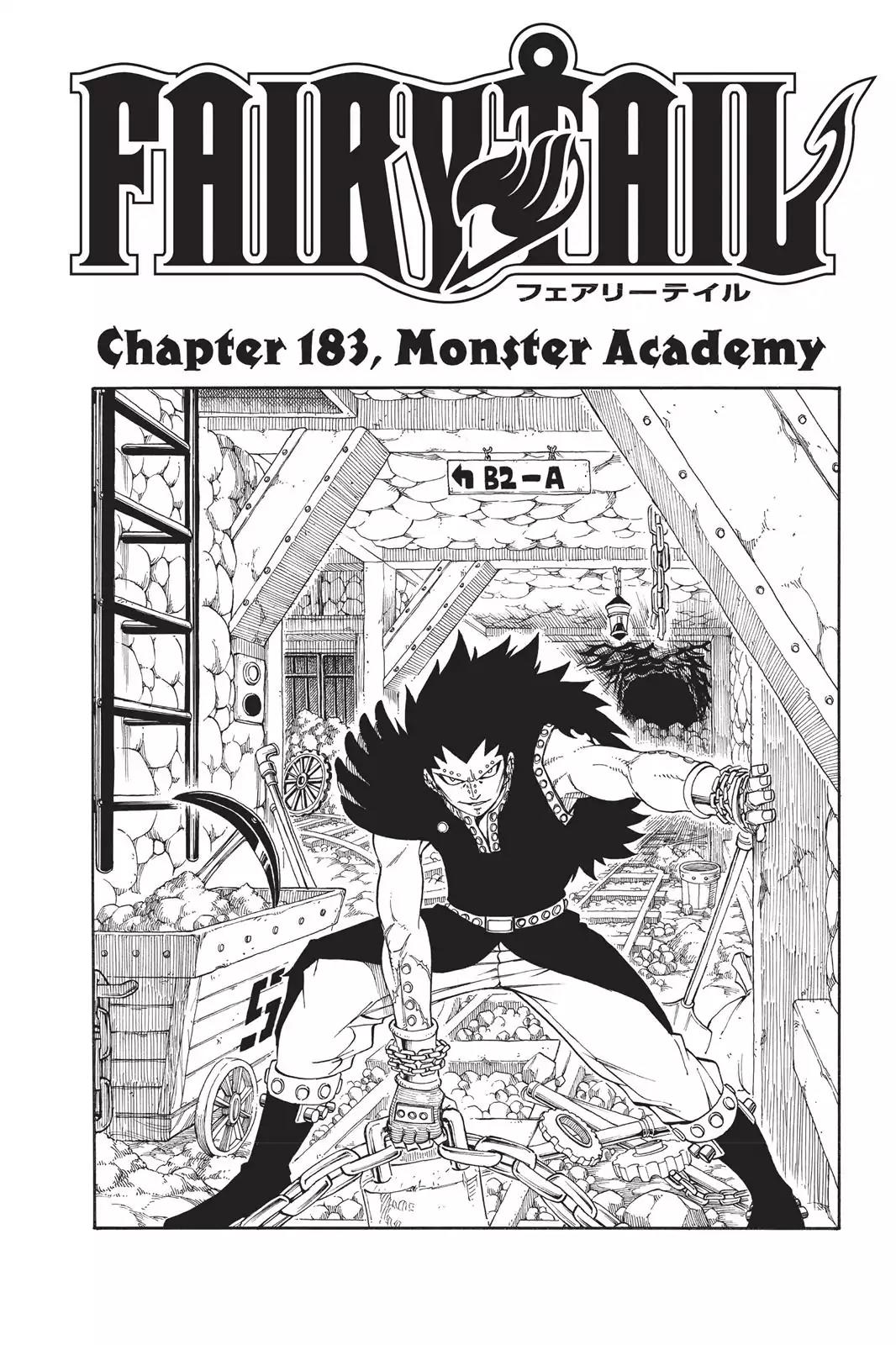 Fairy Tail Chapter 183 page 1 - Chapter 183: Monster Academy