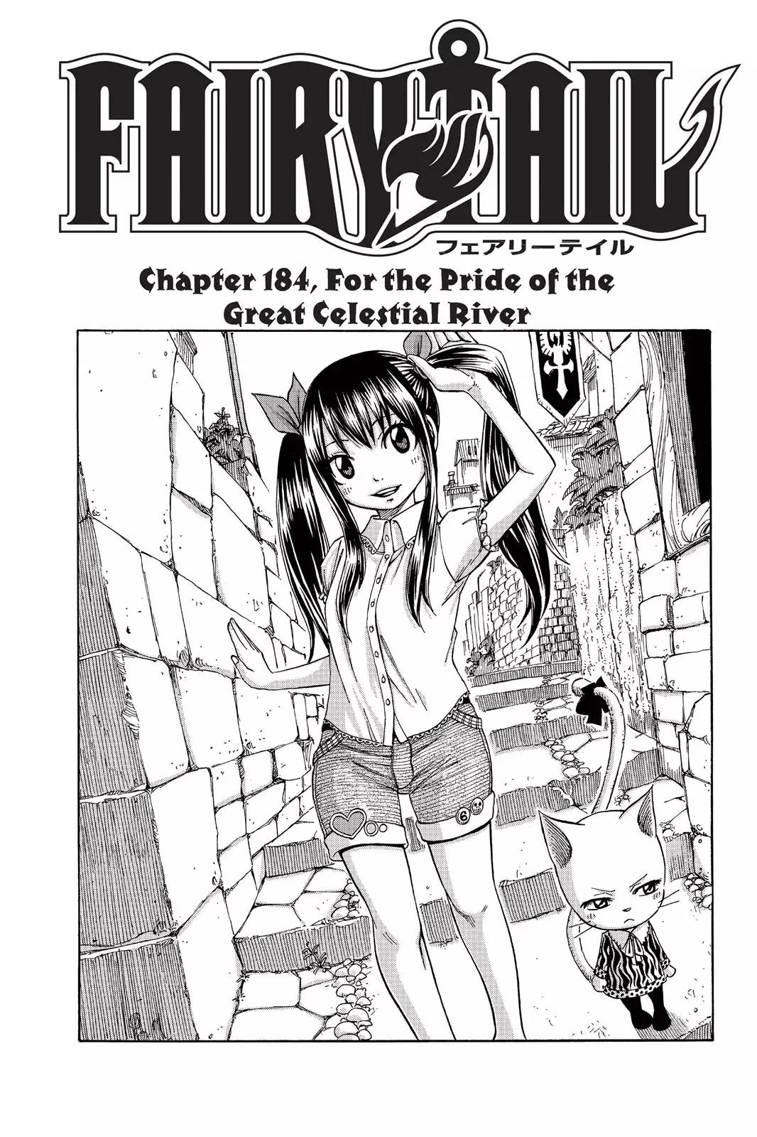 Fairy Tail Chapter 184 page 1 - Chapter 184: For the Pride of the Great Celestial River