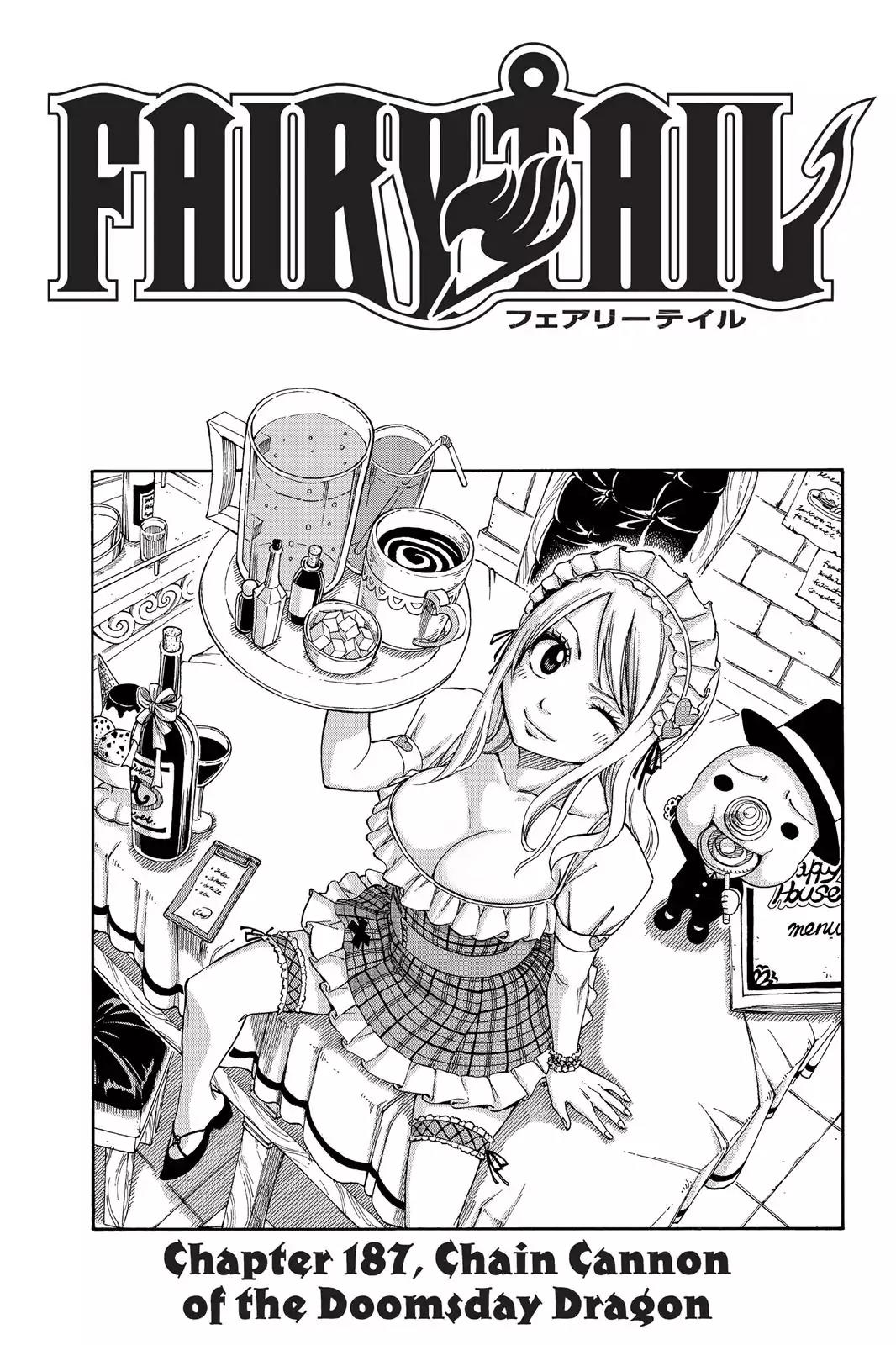 Fairy Tail Chapter 187 page 1 - Chapter 187: Chain Cannon of the Doomsday Dragon