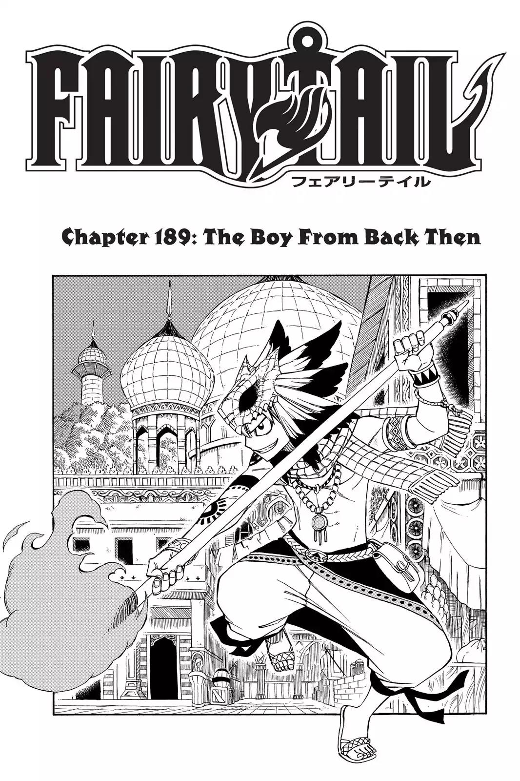 Fairy Tail Chapter 189 page 1 - Chapter 189: The Boy From Back Then