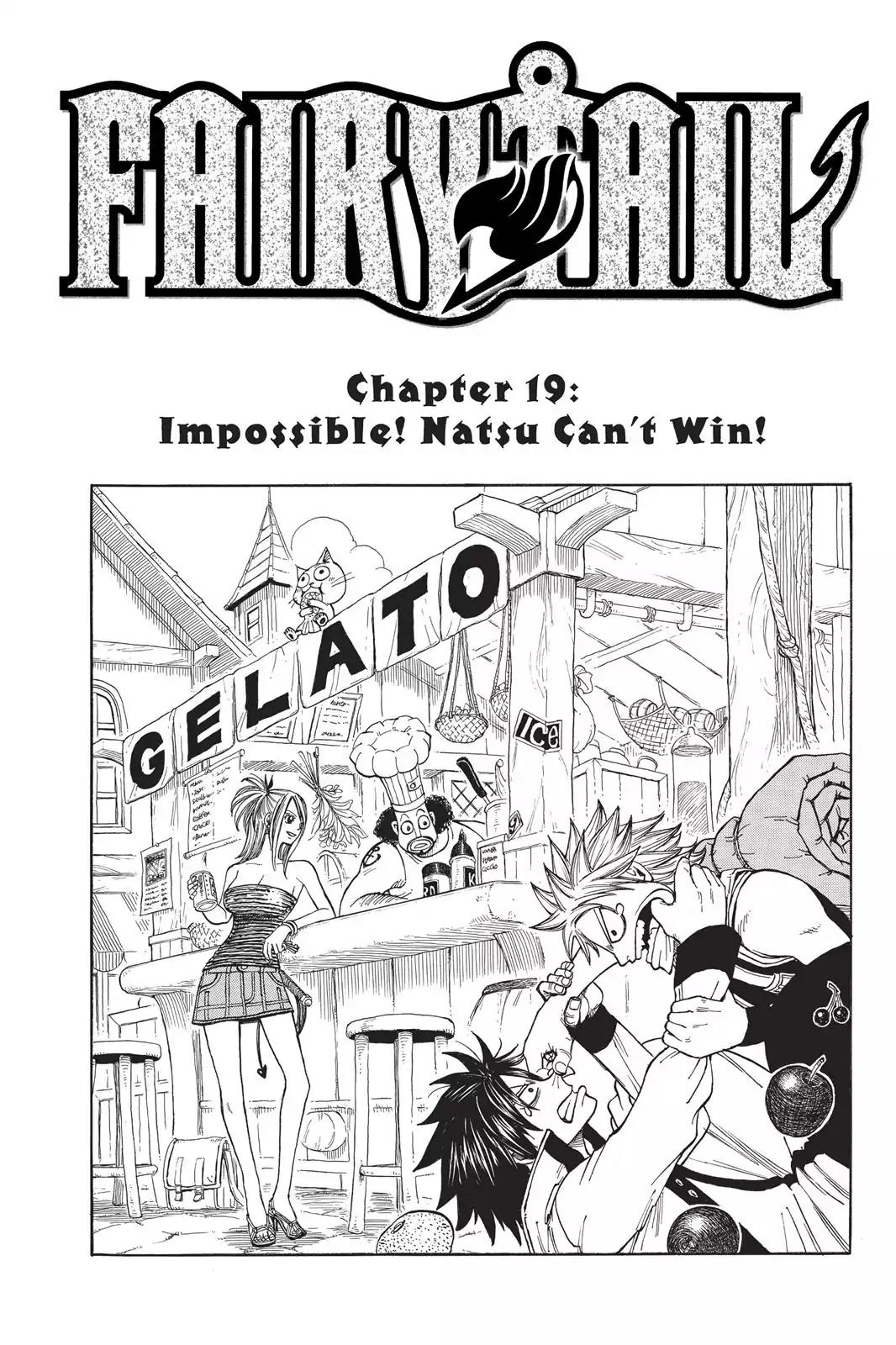 Fairy Tail Chapter 19 page 1 - Chapter 19: Impossible! Natsu Can't Win!