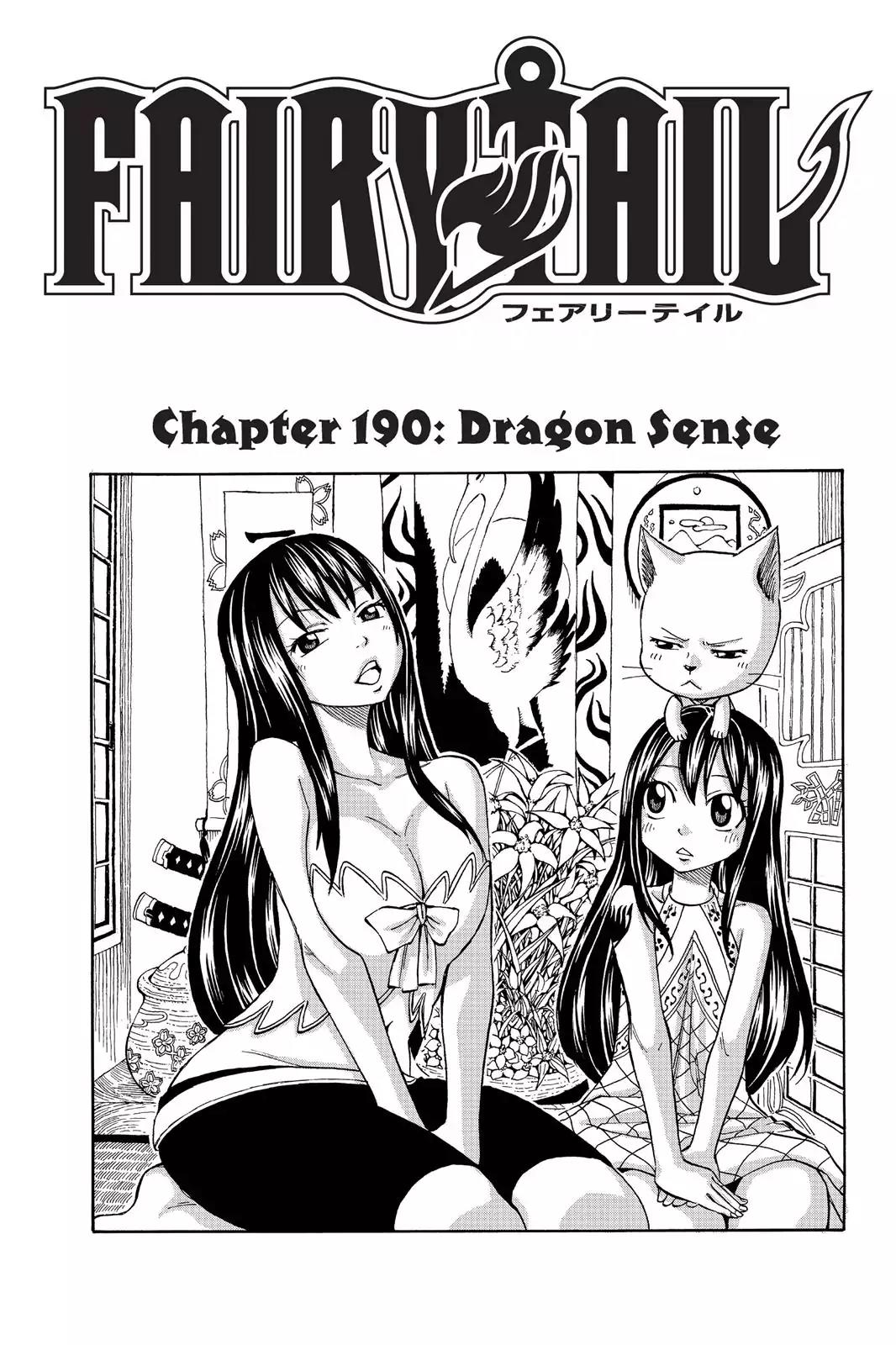 Fairy Tail Chapter 190 page 1 - Chapter 190: Dragon Sense