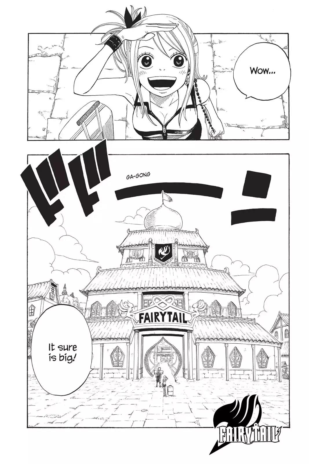 Fairy Tail Chapter 2 page 1 - Chapter 2: The Master Appears!