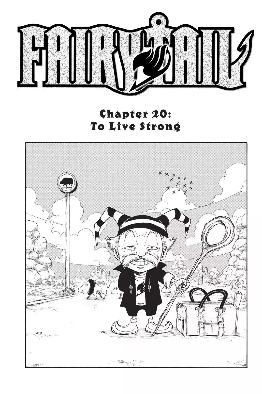 Fairy Tail Chapter 20 page 1 - Chapter 20: To Live Strong
