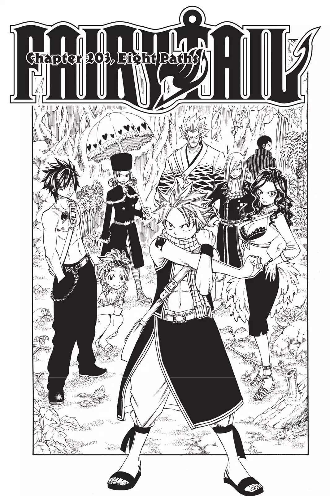 Fairy Tail Chapter 203 page 1 - Chapter 203: Eight Paths