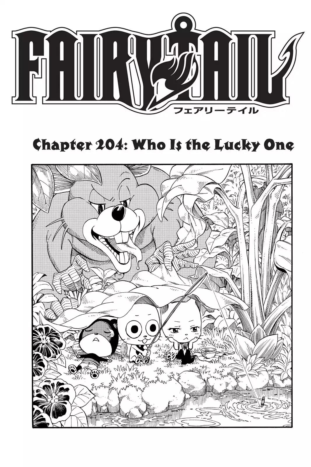 Fairy Tail Chapter 204 page 1 - Chapter 204: Who Is The Lucky One?