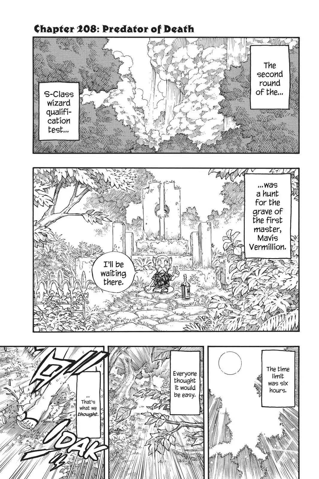 Fairy Tail Chapter 208 page 3 - Chapter 208: Predator Of Death
