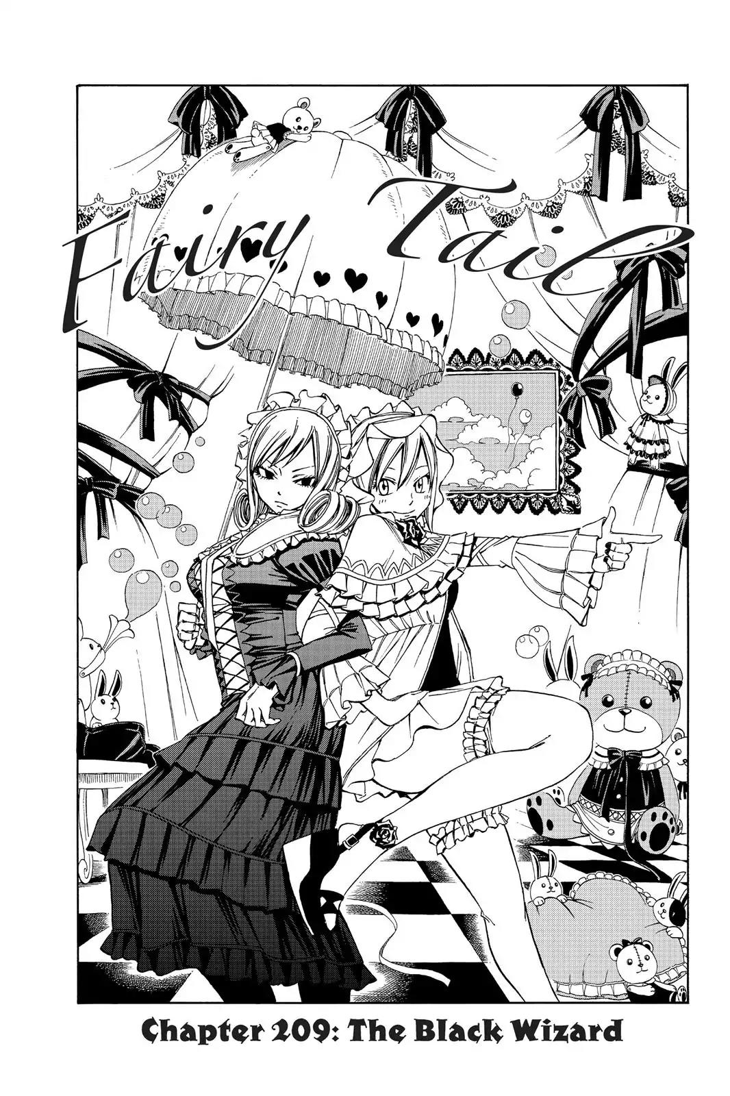 Fairy Tail Chapter 209 page 1 - Chapter 209: The Black Wizard