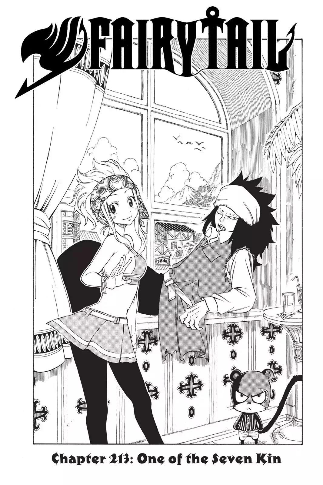 Fairy Tail Chapter 213 page 1 - Chapter 213: One Of The Seven Kin