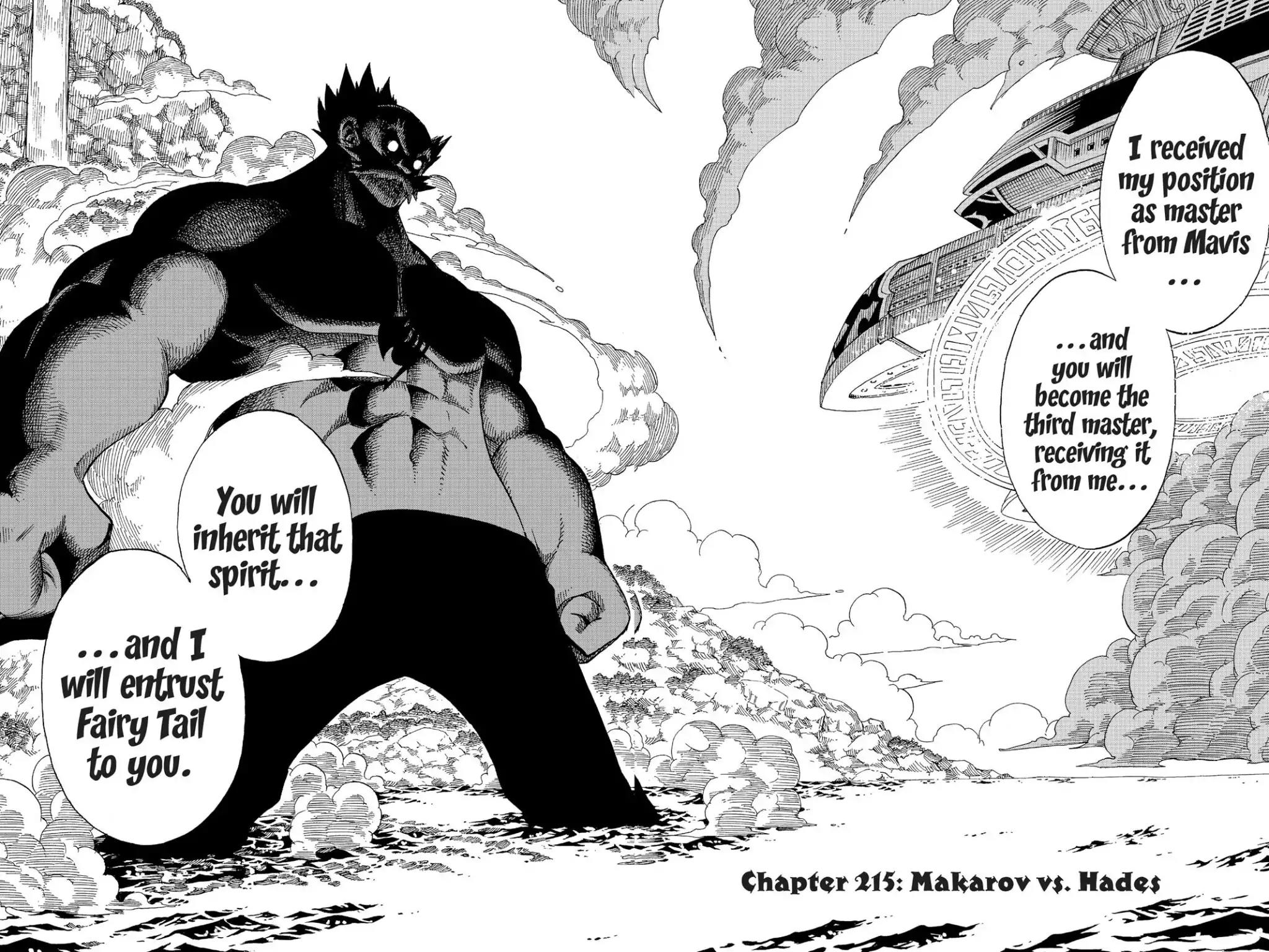 Fairy Tail Chapter 215 page 2 - Chapter 215: Makarov vs. Hades