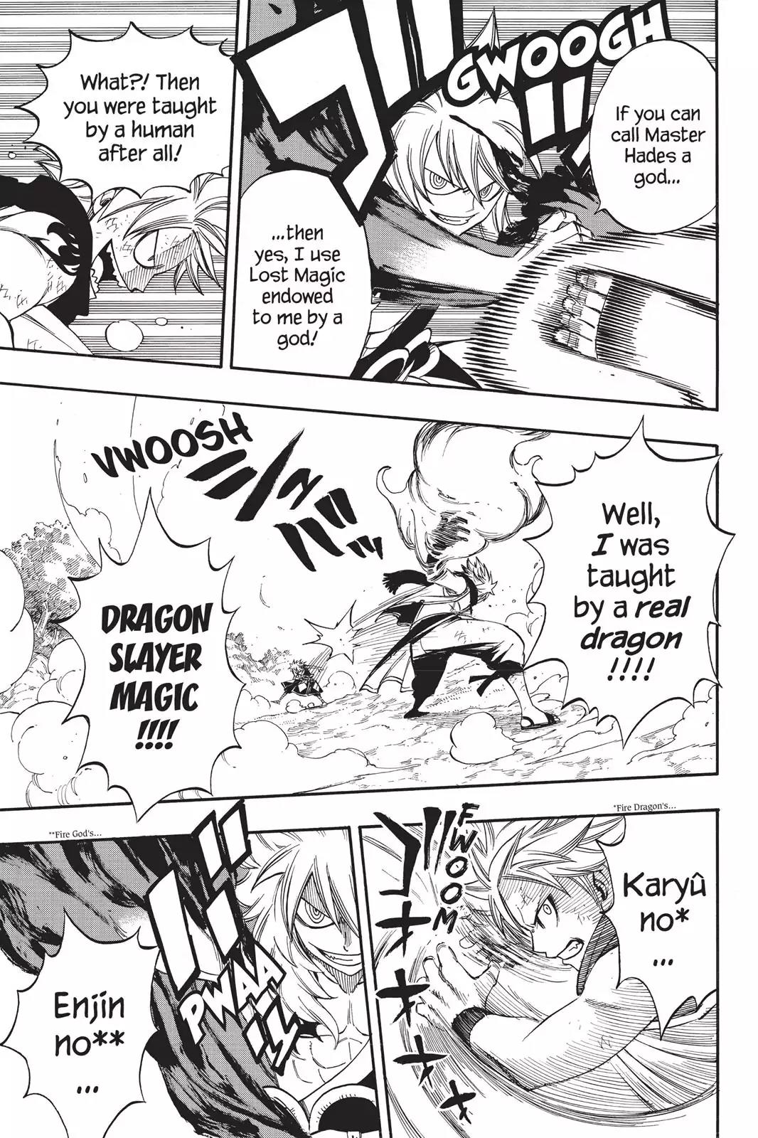 Fairy Tail Chapter 218 page 3 - Chapter 218: Fire Dragon Vs. Flame God