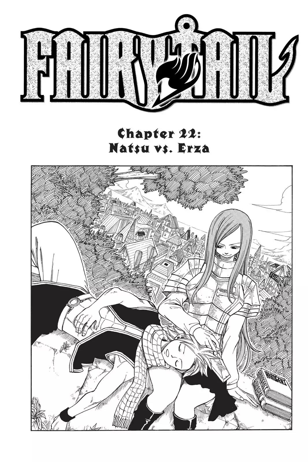 Fairy Tail Chapter 22 page 1 - Chapter 22: Natsu Vs. Erza