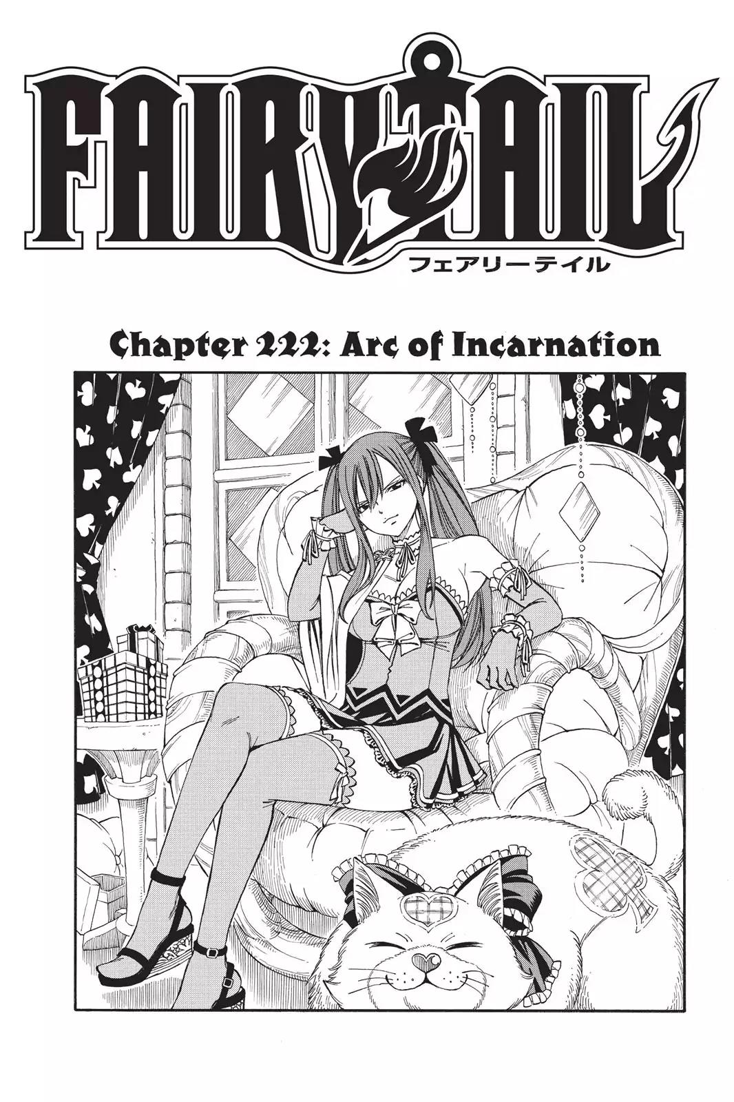 Fairy Tail Chapter 222 page 1 - Chapter 222: Arc of Incarnation