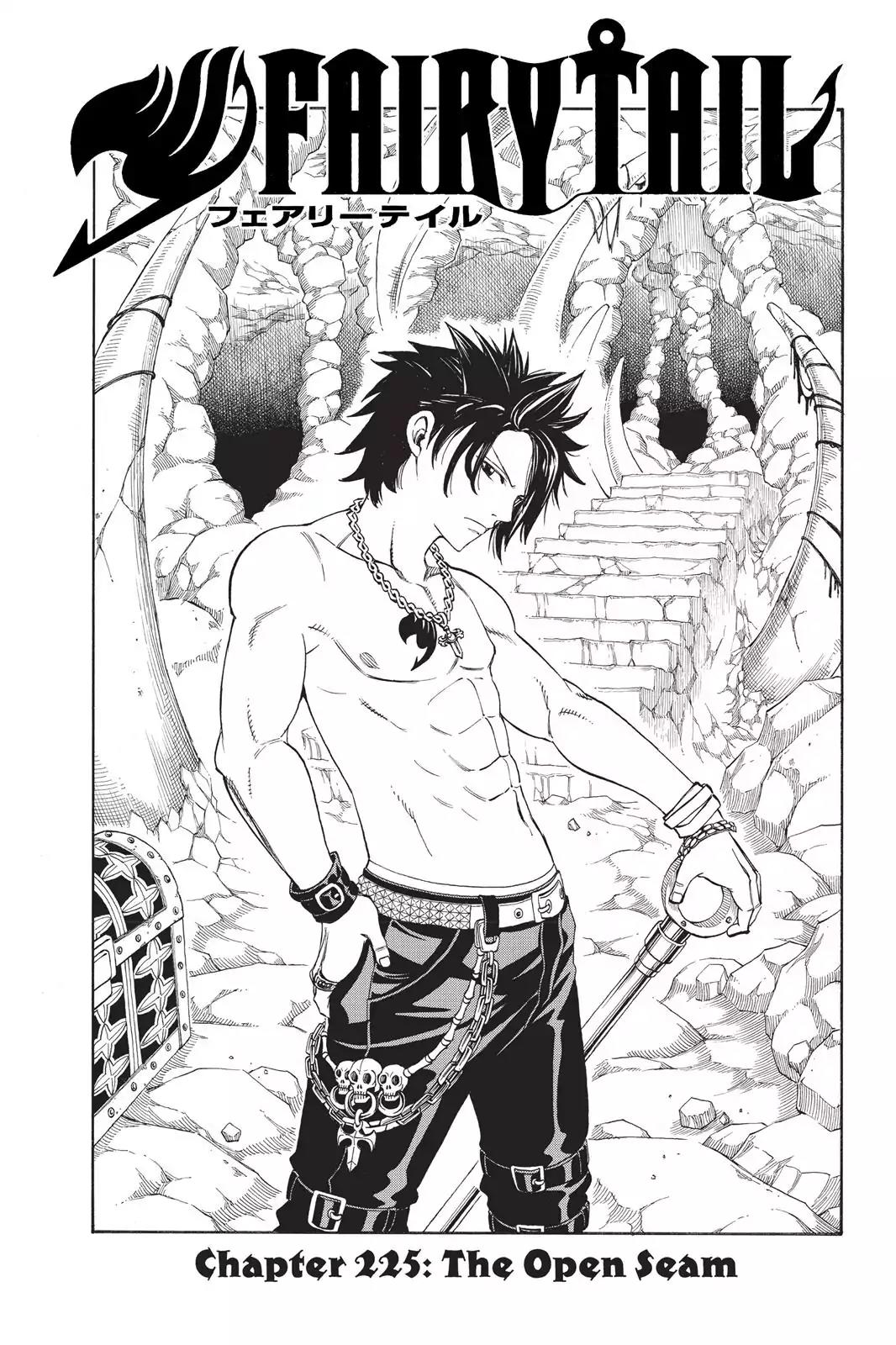 Fairy Tail Chapter 225 page 1 - Chapter 225: The Open Seam