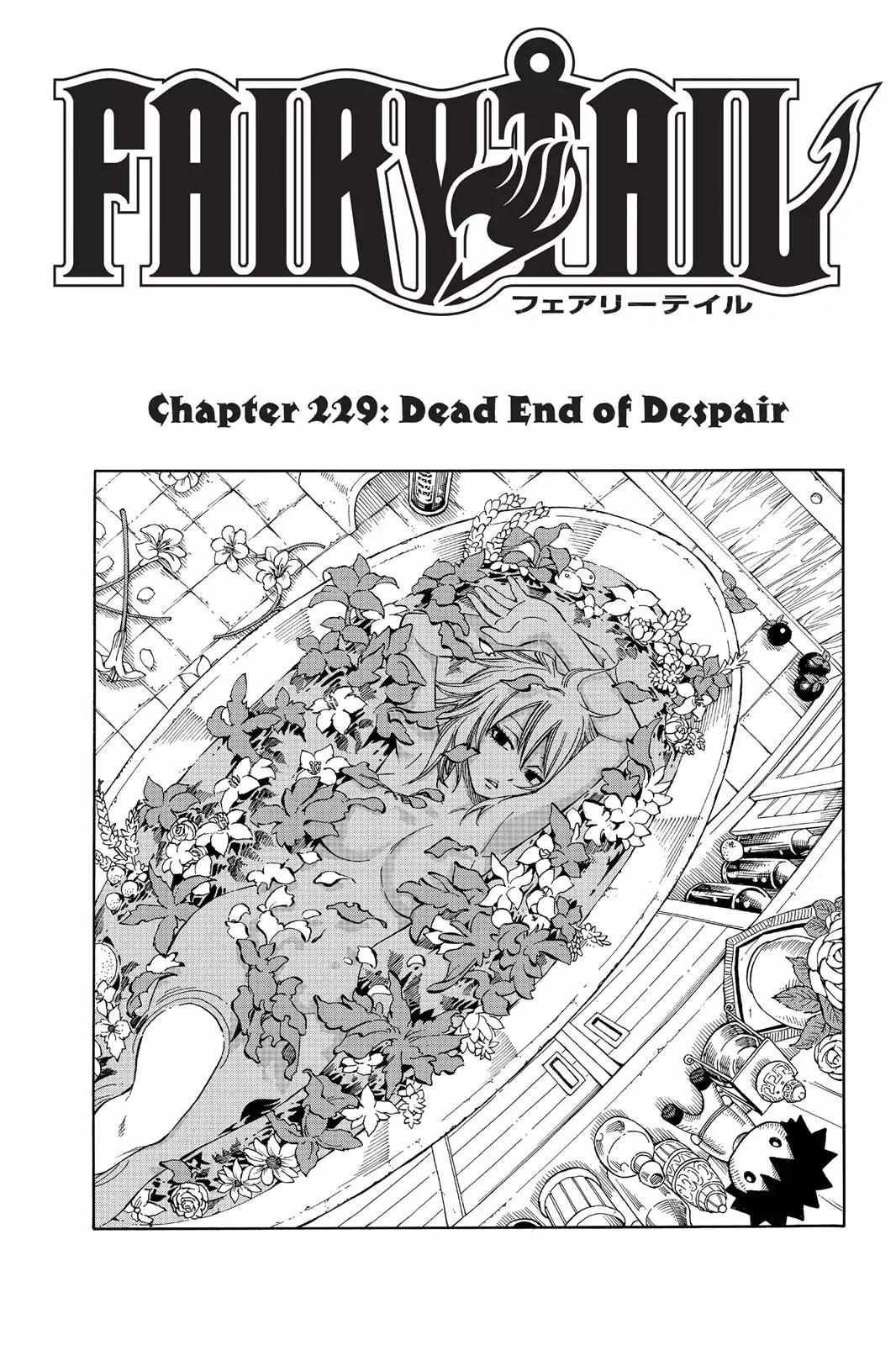 Fairy Tail Chapter 229 page 1 - Chapter 229: Dead End of Despair