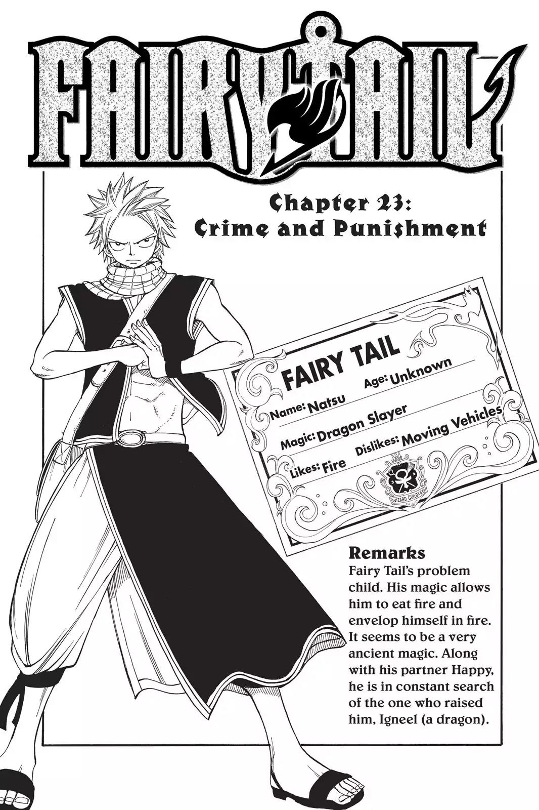 Fairy Tail Chapter 23 page 5 - Chapter 23: Crime And Punishment