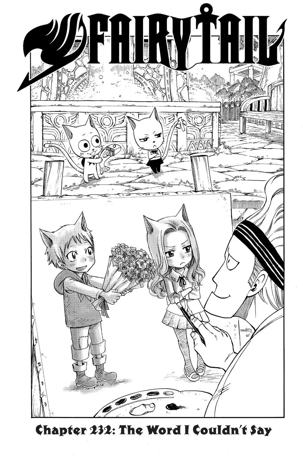 Fairy Tail Chapter 232 page 1 - Chapter 232: The Word I Couldn't Say