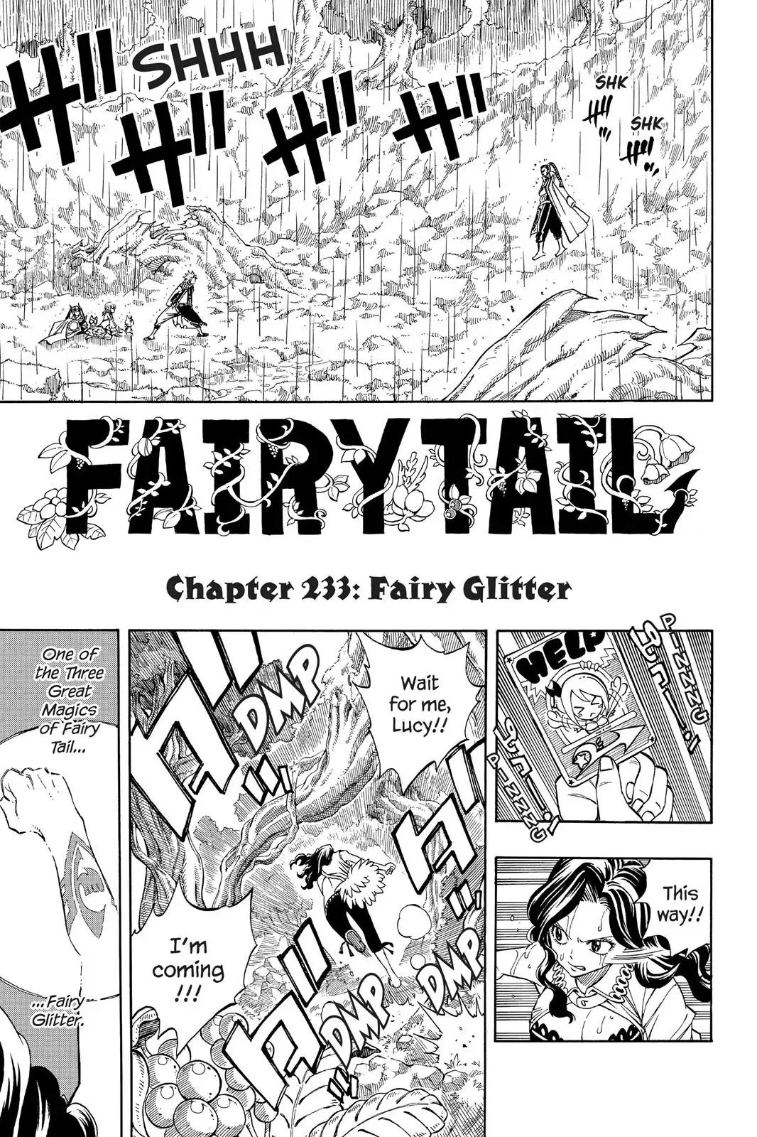 Fairy Tail Chapter 233 page 1 - Chapter 233: Fairy Glitter