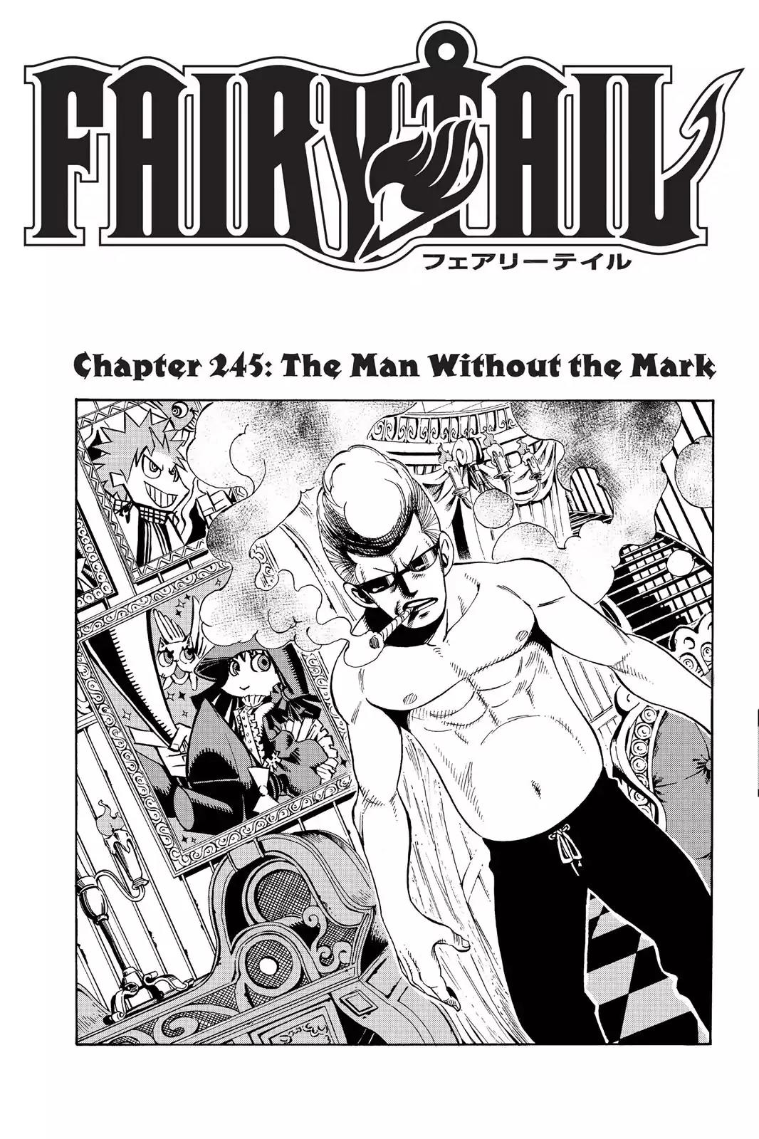 Fairy Tail Chapter 245 page 1 - Chapter 245: The Man Without The Mark