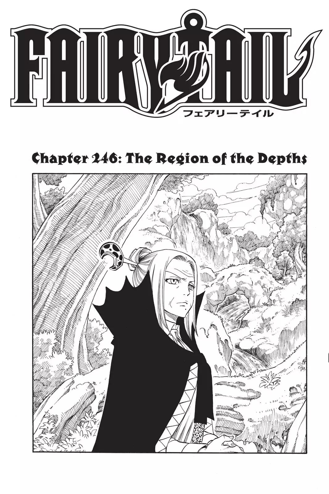 Fairy Tail Chapter 246 page 1 - Chapter 246: The Region Of The Depths