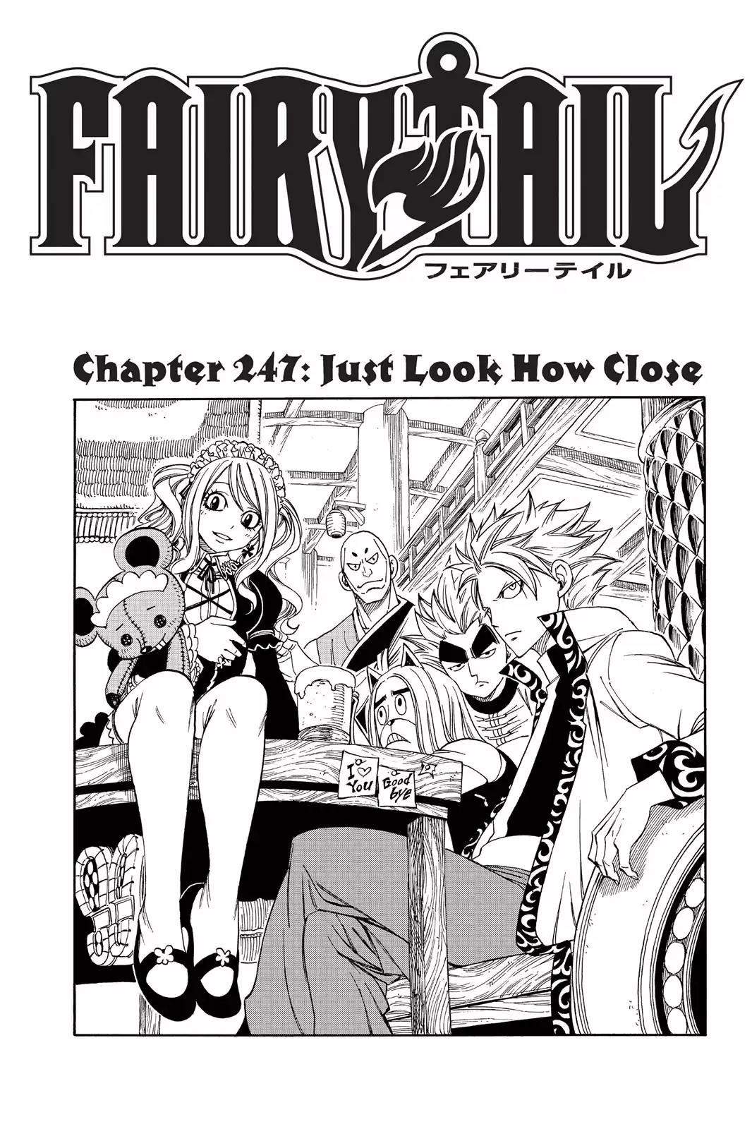Fairy Tail Chapter 247 page 1 - Chapter 247: Just Look How Close