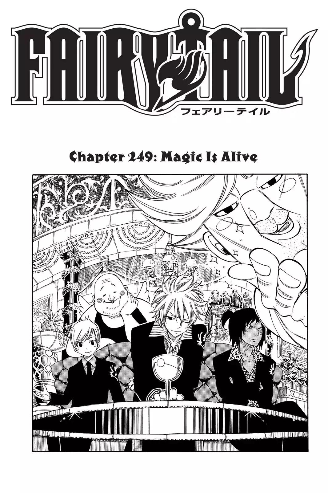 Fairy Tail Chapter 249 page 5 - Chapter 249: Magic Is Alive