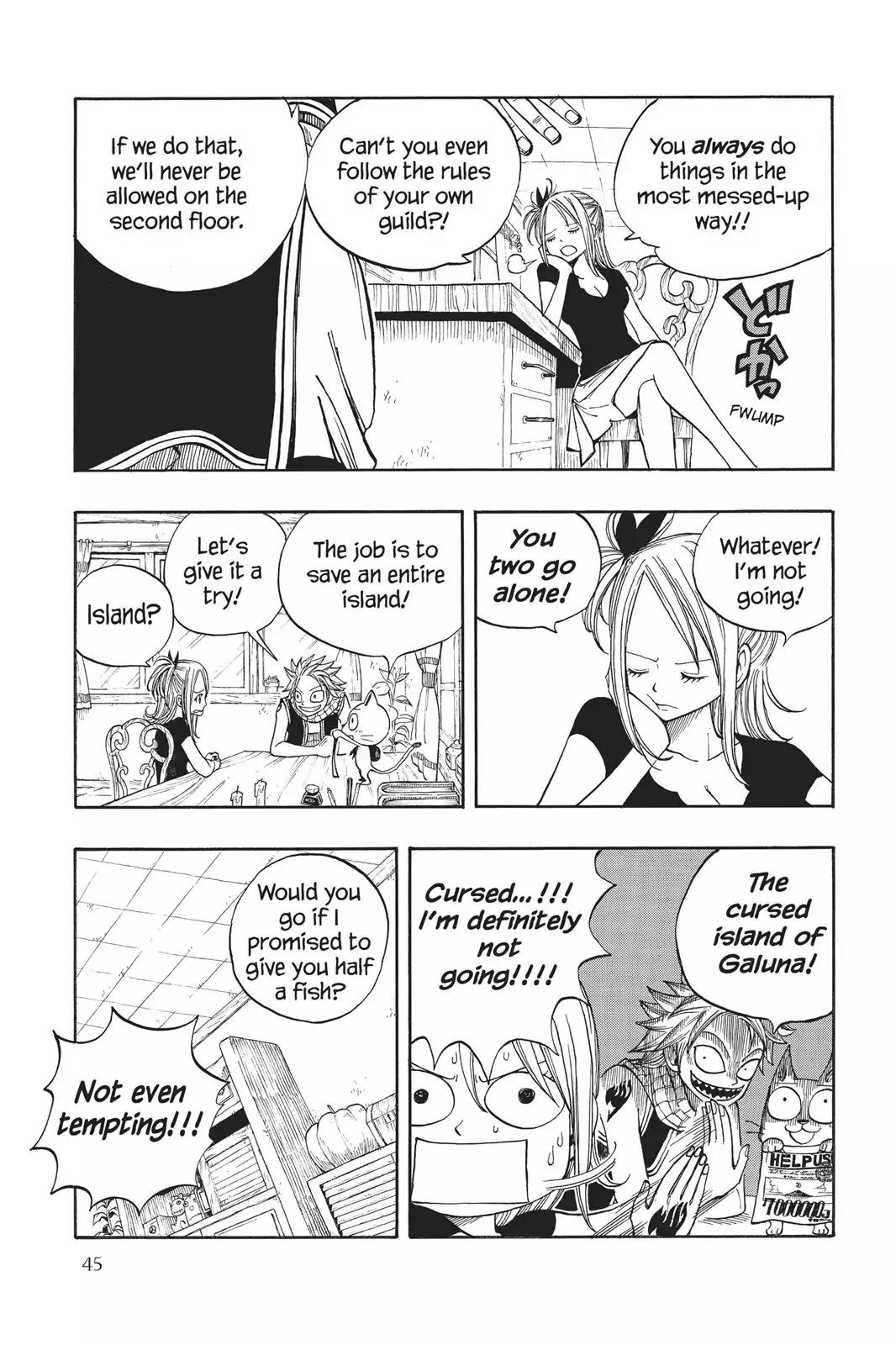Fairy Tail Chapter 25 page 3 - Chapter 25: The Cursed Island