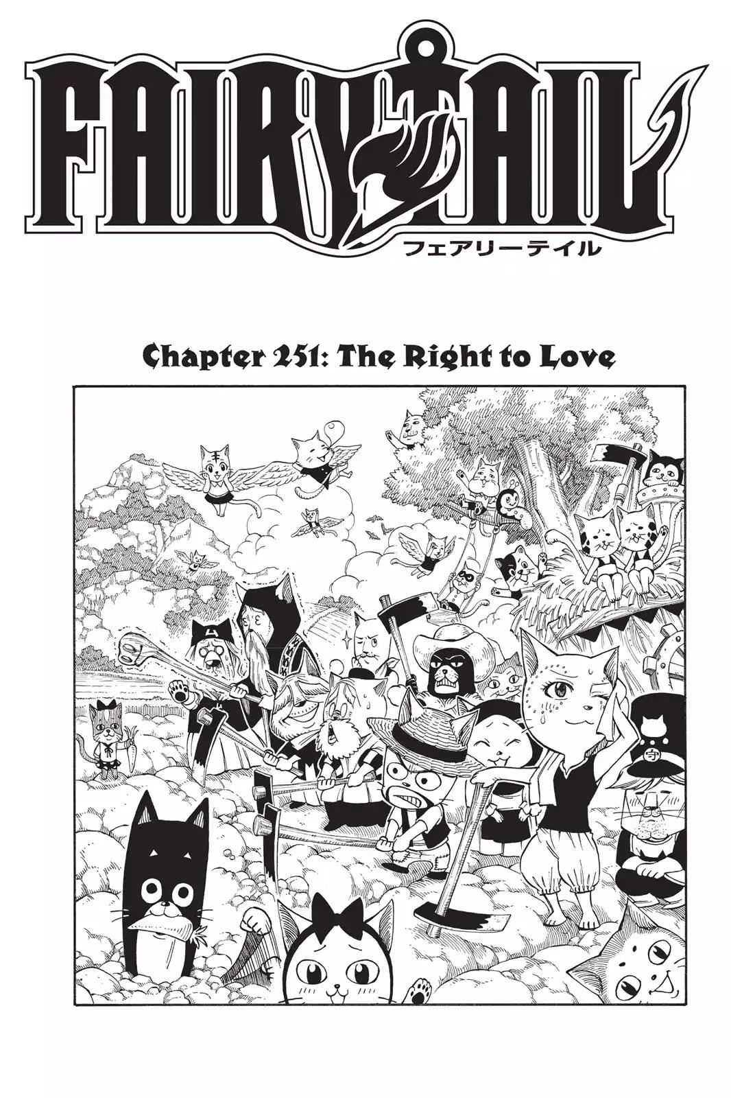 Fairy Tail Chapter 251 page 1 - Chapter 251: The Right to Love