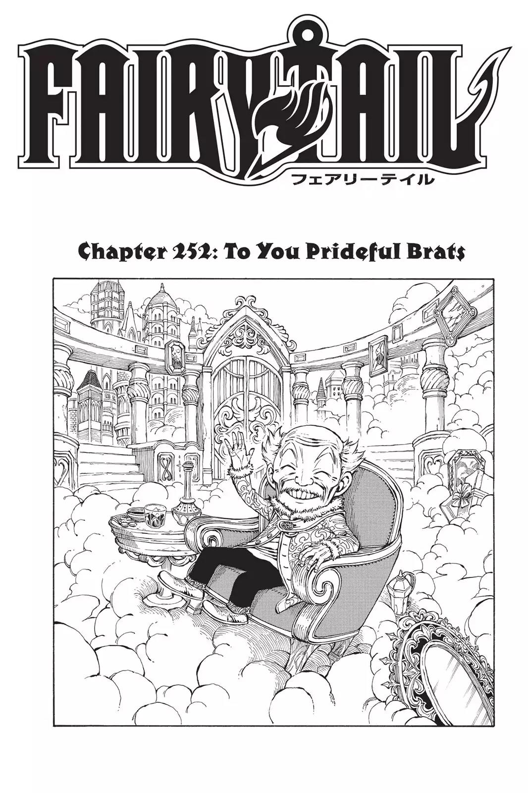 Fairy Tail Chapter 252 page 1 - Chapter 252: To You Prideful Brats