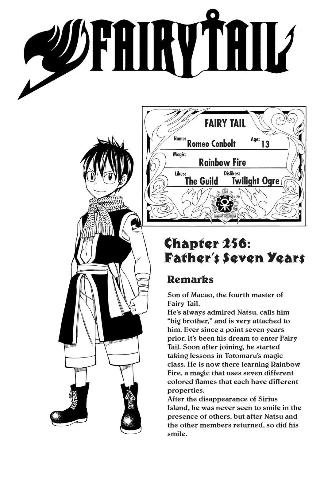 Fairy Tail Chapter 257 page 1 - Chapter 257: Father's 7 Years