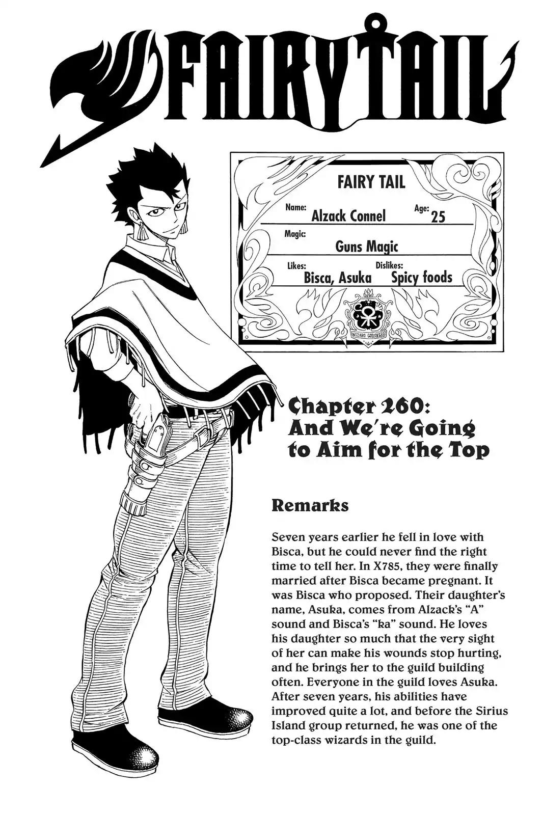 Fairy Tail Chapter 260 page 1 - Chapter 260: And We're Going To Aim For The Top!
