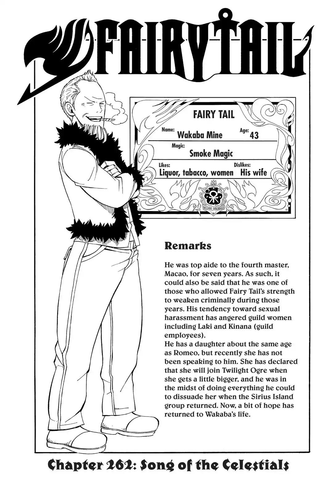 Fairy Tail Chapter 262 page 1 - Chapter 262: Song of the Celestials