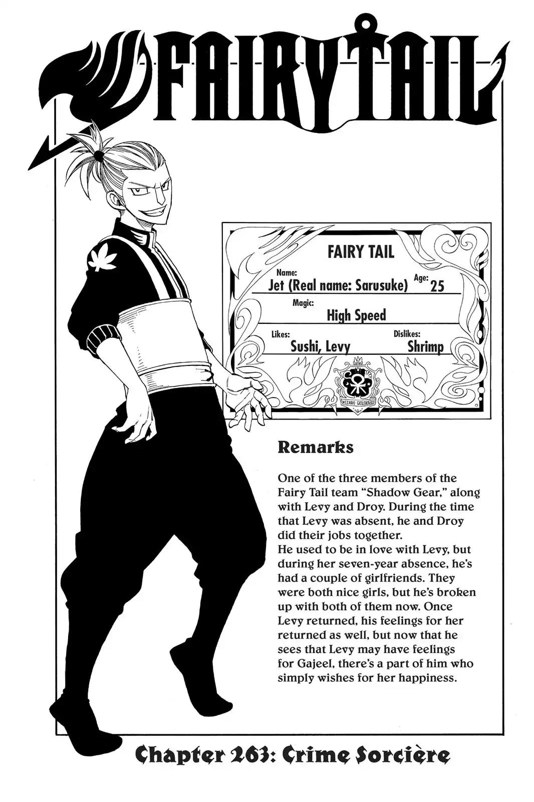 Fairy Tail Chapter 263 page 1 - Chapter 263: Crime Sorciere