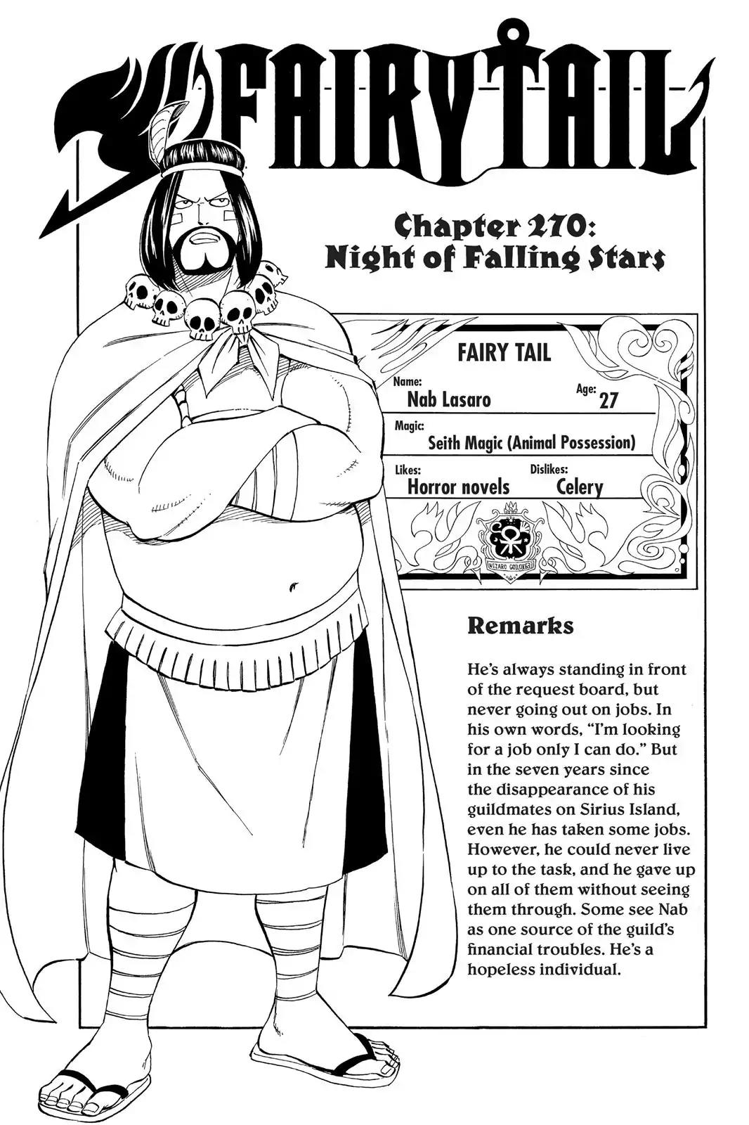 Fairy Tail Chapter 270 page 1 - Chapter 270: Night Of Falling Stars