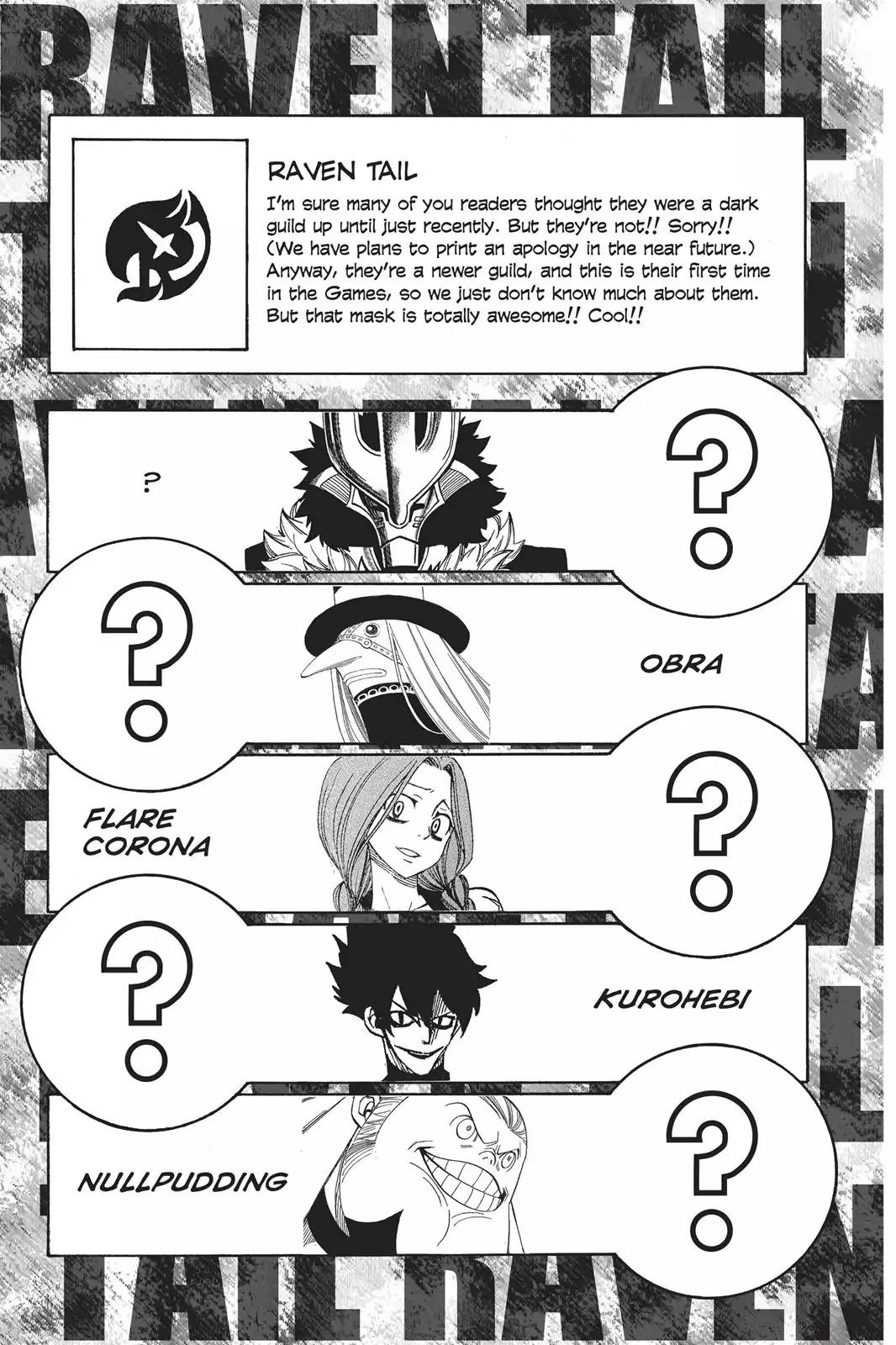 Fairy Tail Chapter 274.5 page 9 - Vol.32 Chapter Extra: Grand Magic Games Guide Book
