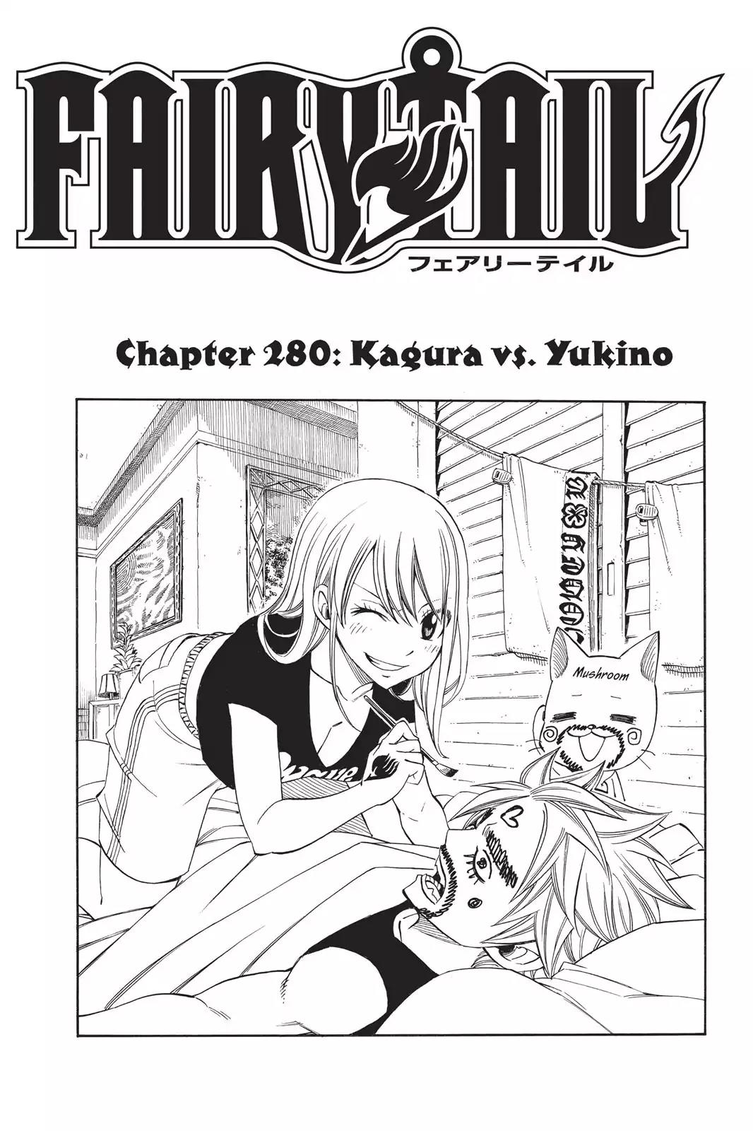 Fairy Tail Chapter 280 page 1 - Chapter 280: Kagura Vs. Yukino