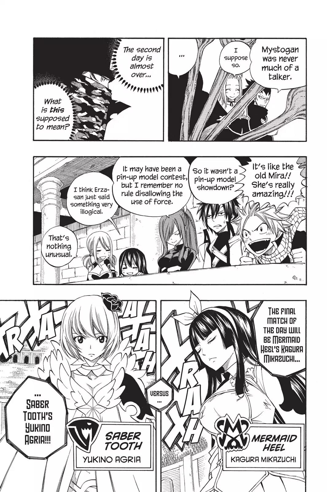 Fairy Tail Chapter 280 page 3 - Chapter 280: Kagura Vs. Yukino