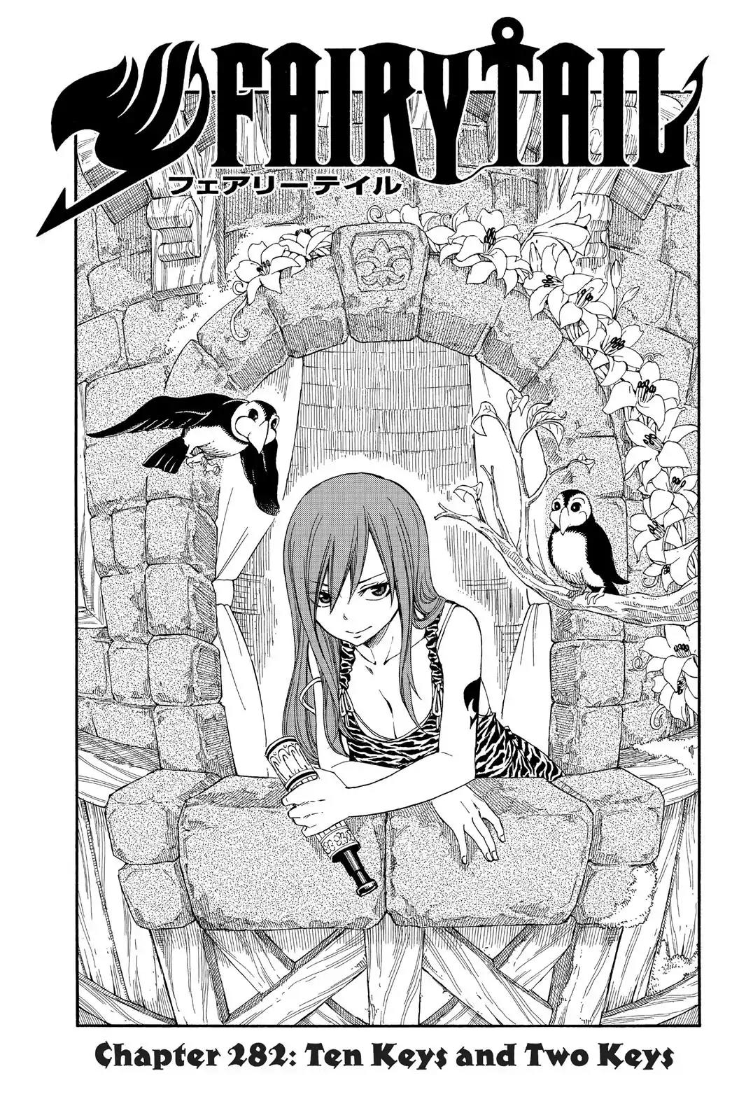Fairy Tail Chapter 282 page 1 - Chapter 282: Ten Keys And Two Keys & Bonus Pages Of