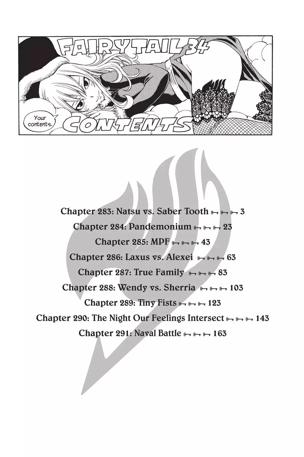 Fairy Tail Chapter 283 page 4 - Chapter 283: Natsu vs. Saber Tooth