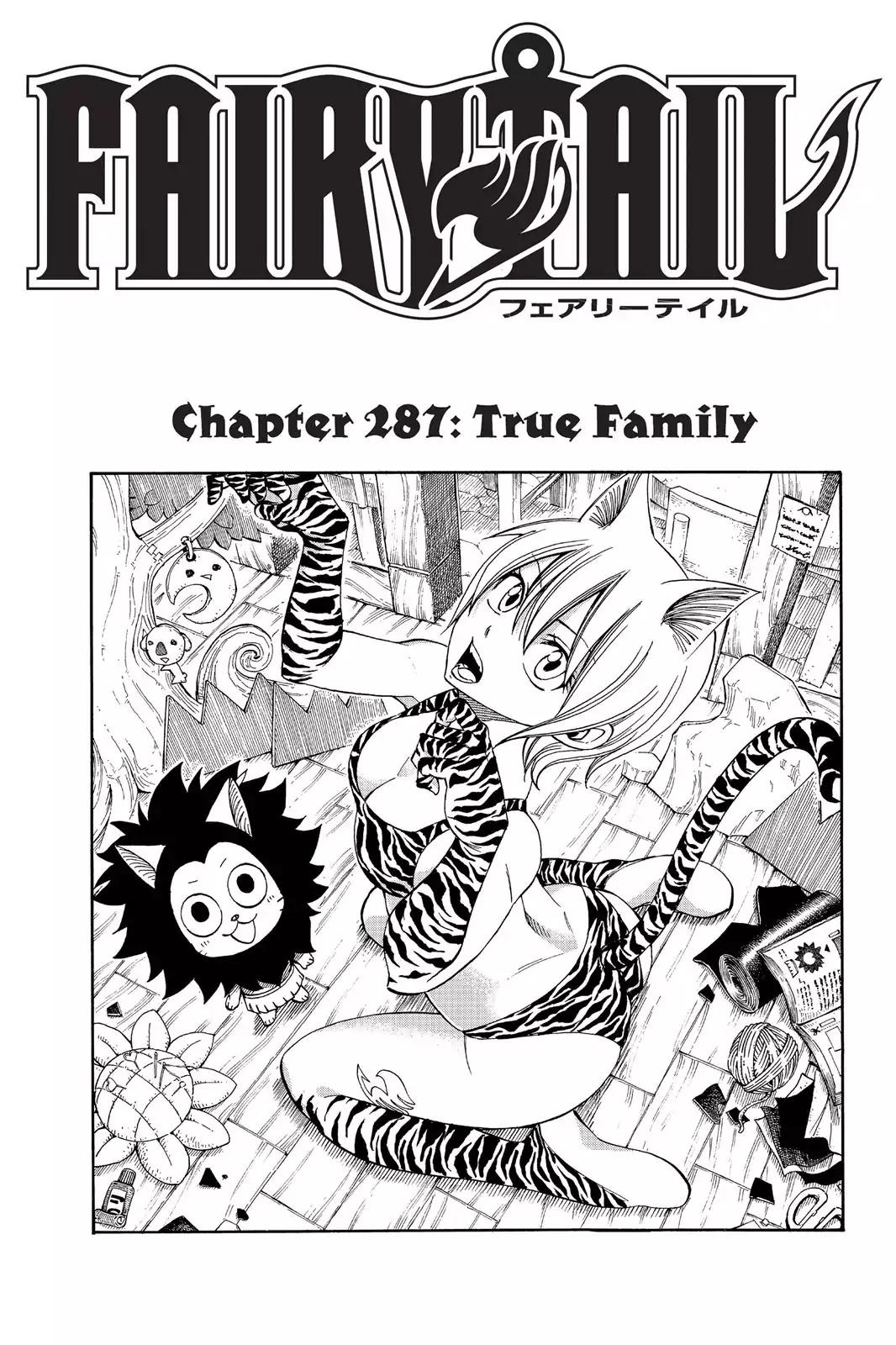 Fairy Tail Chapter 287 page 1 - Chapter 287: True Family