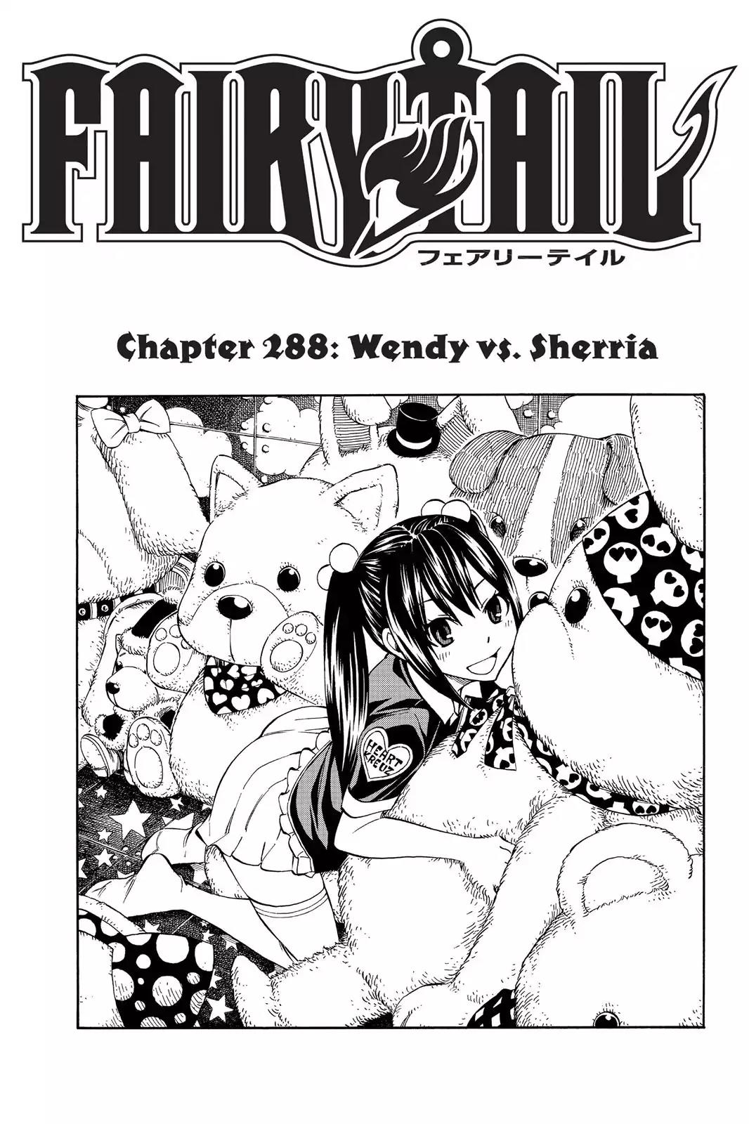 Fairy Tail Chapter 288 page 1 - Chapter 288: Wendy Vs. Sherria