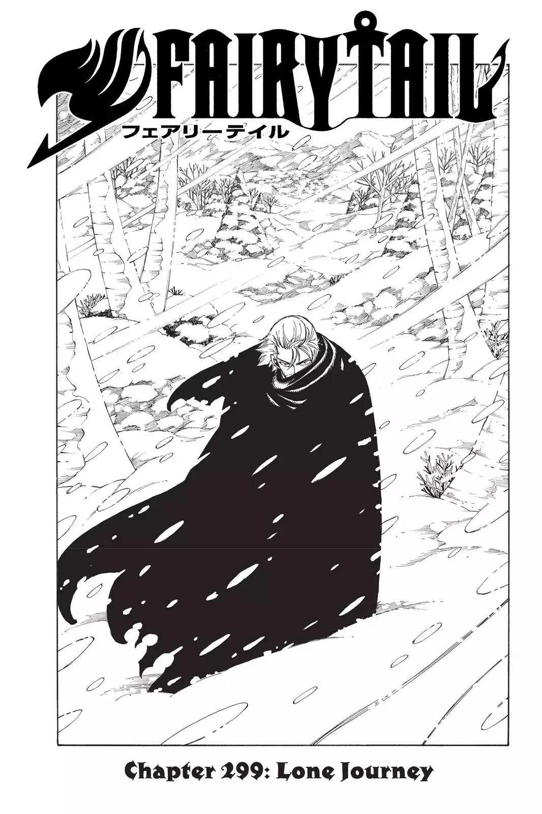 Fairy Tail Chapter 299 page 1 - Chapter 299: Lone Journey